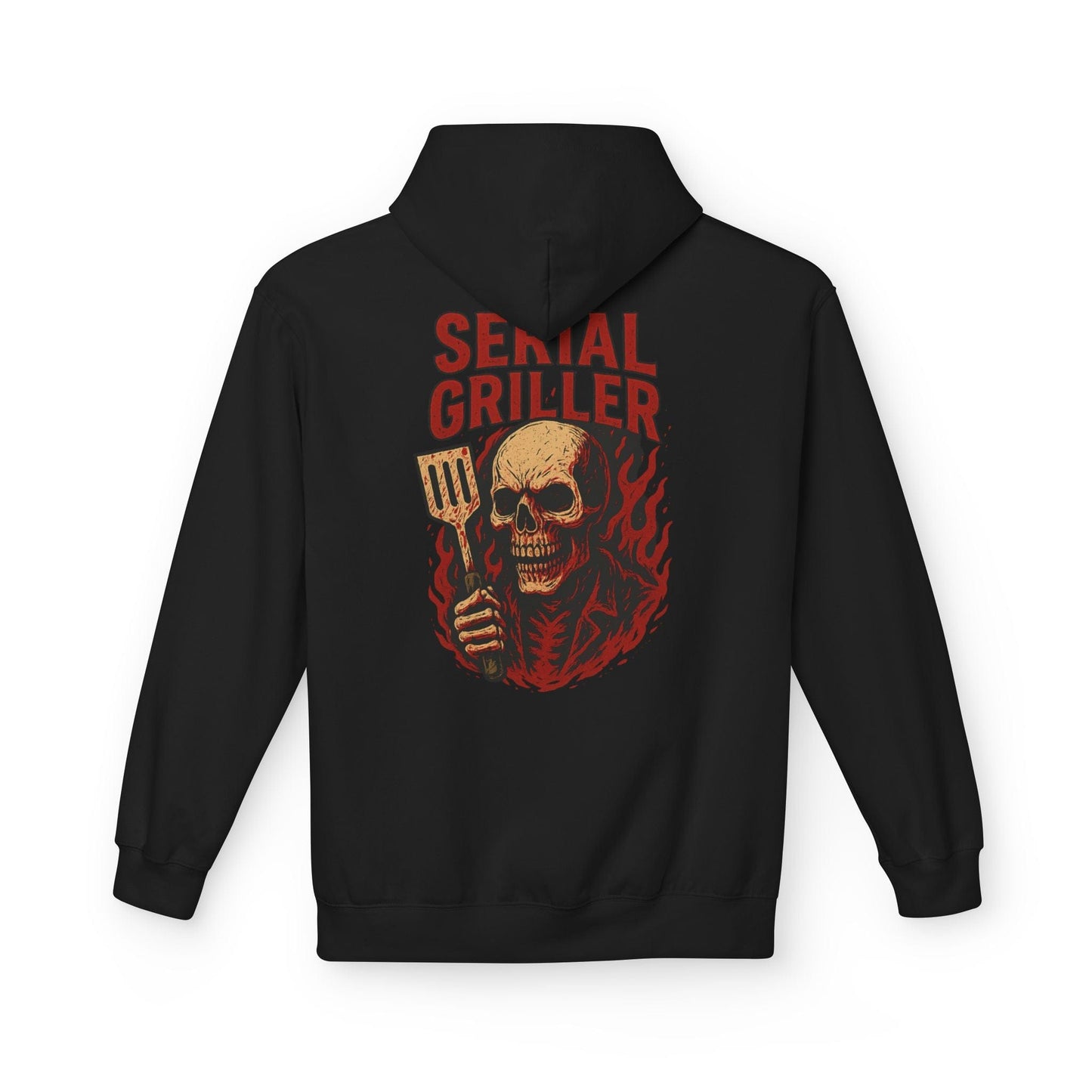 Printify Hoodie S / Black Serial Griller Hoodie