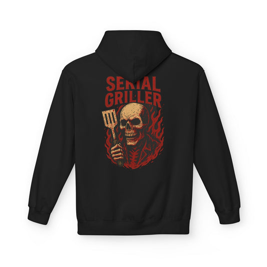 Printify Hoodie S / Black Serial Griller Hoodie