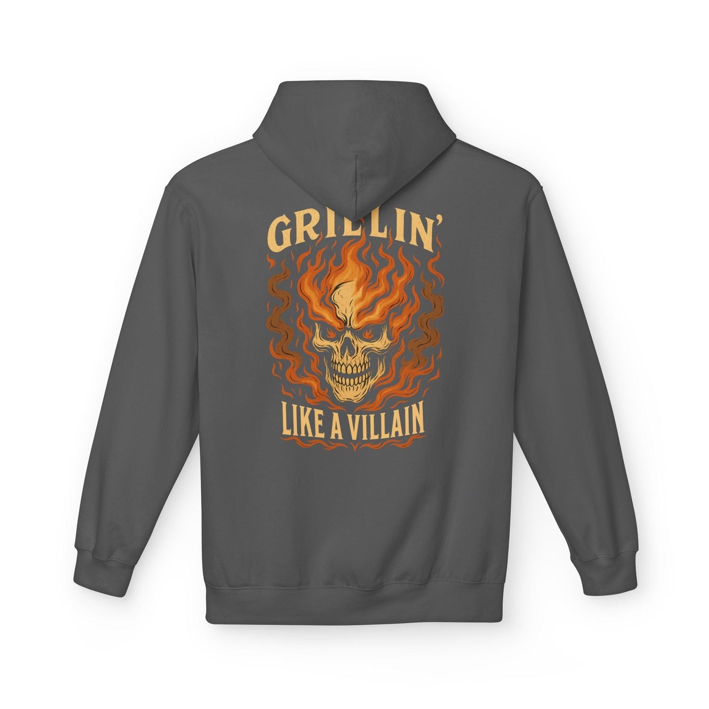 Printify Hoodie S / Charcoal Grillin' Like a Villain Hoodie