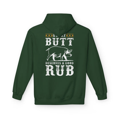 Printify Hoodie S / Forest Green Every Butt Deserves a Good Rub Hoodie