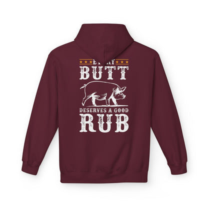 Printify Hoodie S / Maroon Every Butt Deserves a Good Rub Hoodie