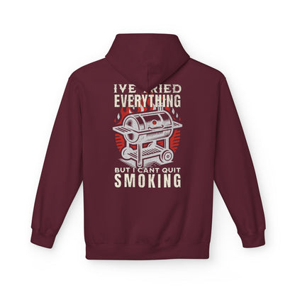 Printify Hoodie S / Maroon I’ve Tried Everything But I Can’t Quit Smoking Hoodie