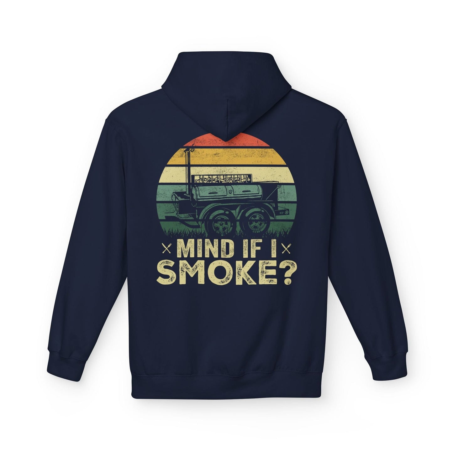 Printify Hoodie S / Navy Mind If I Smoke? Hoodie