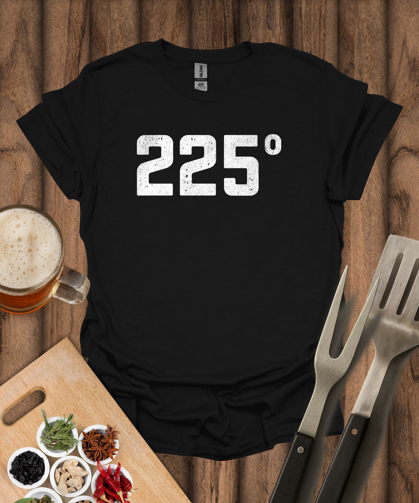 Printify T-Shirt Black / S 225 Degrees T-Shirt