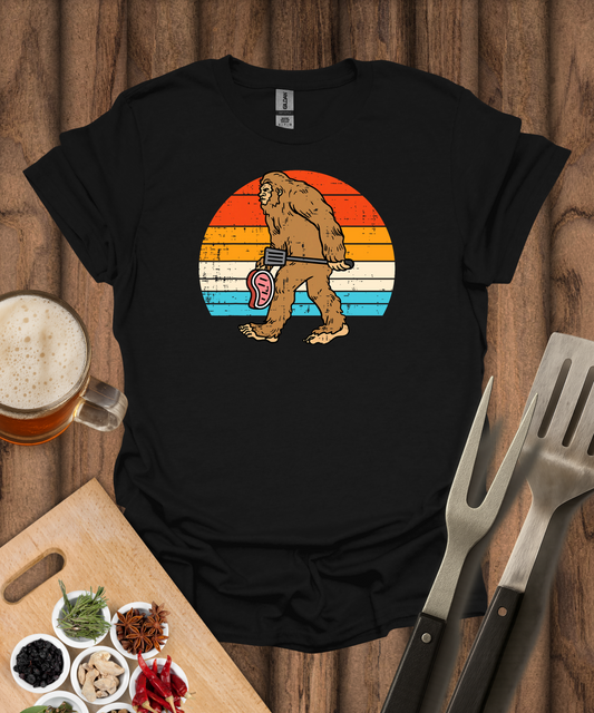 Printify T-Shirt Black / S Retro Bigfoot T-Shirt