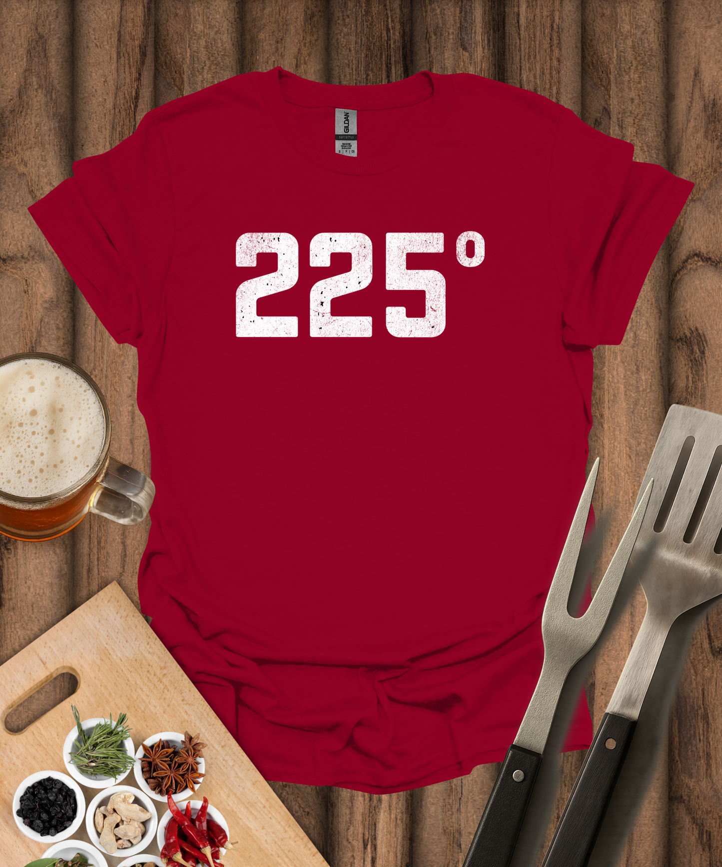 Printify T-Shirt Cardinal Red / S 225 Degrees T-Shirt