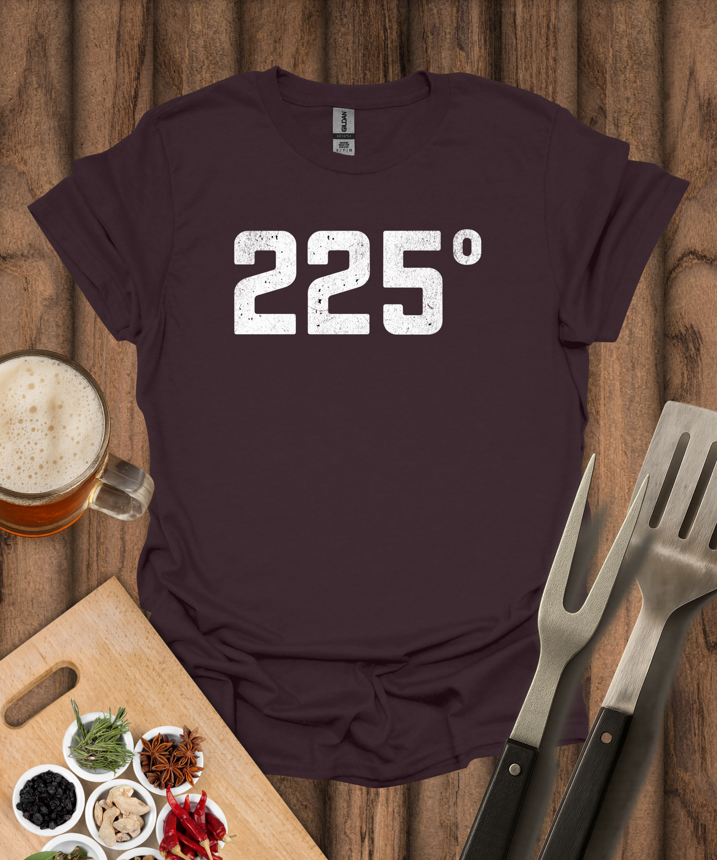 Printify T-Shirt Dark Chocolate / S 225 Degrees T-Shirt