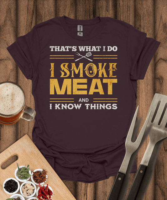 Printify T-Shirt Dark Chocolate / S Smoke Meat T-Shirt