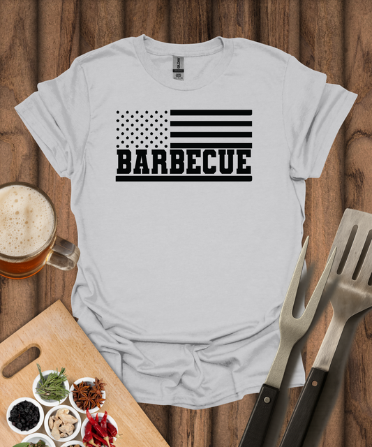 Printify T-Shirt Ice Grey / S Barbecue Flag T-Shirt