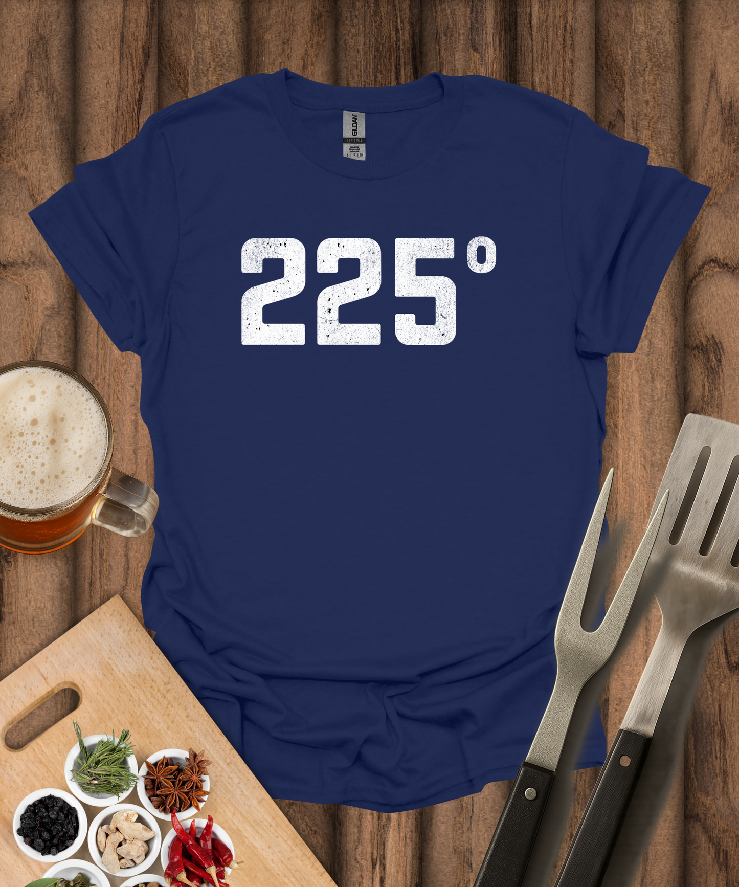 Printify T-Shirt Navy / S 225 Degrees T-Shirt
