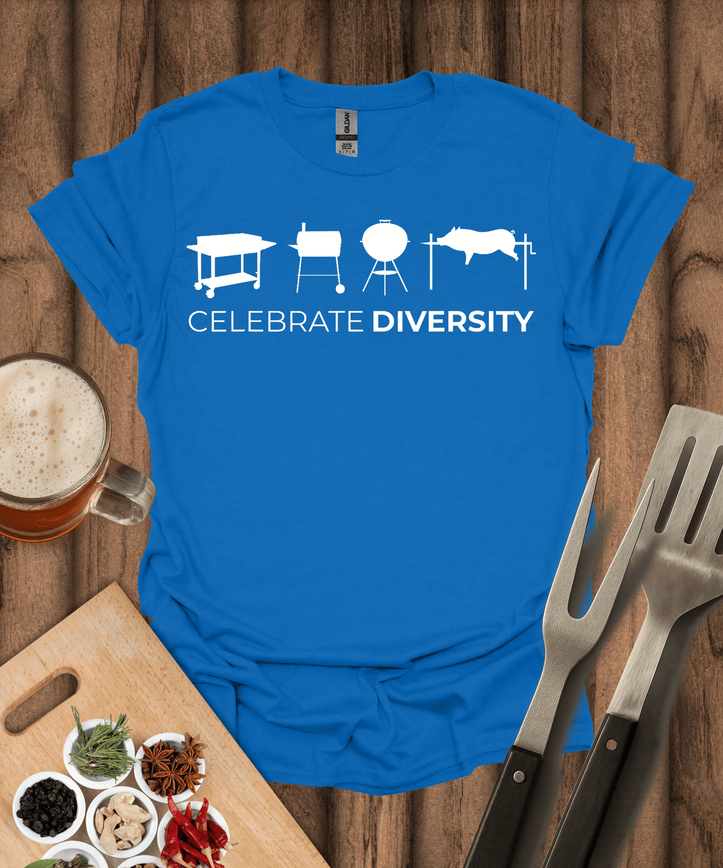 Printify T-Shirt Royal / S Celebrate Diversity T-Shirt