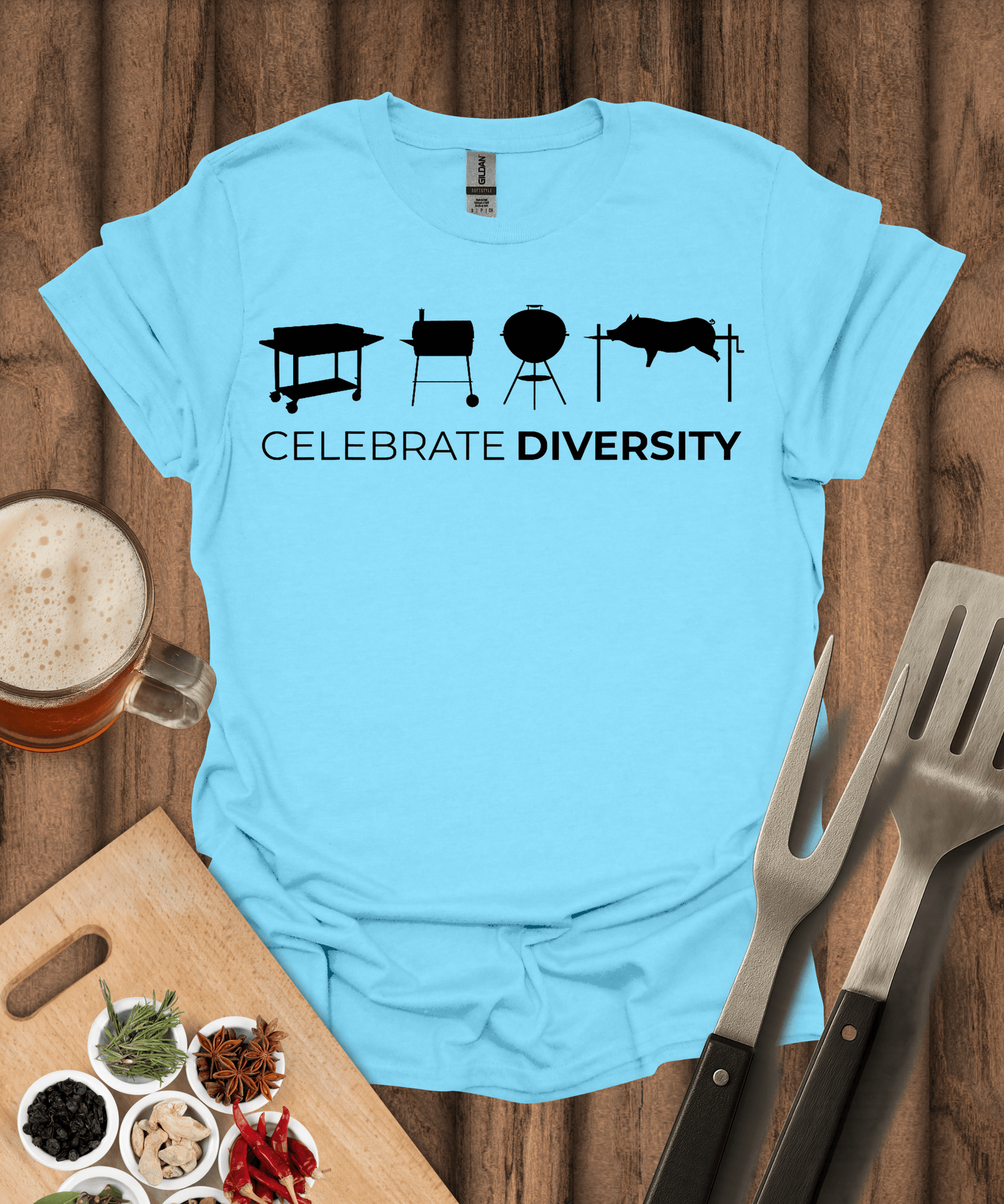Printify T-Shirt Sky / S Celebrate Diversity T-Shirt