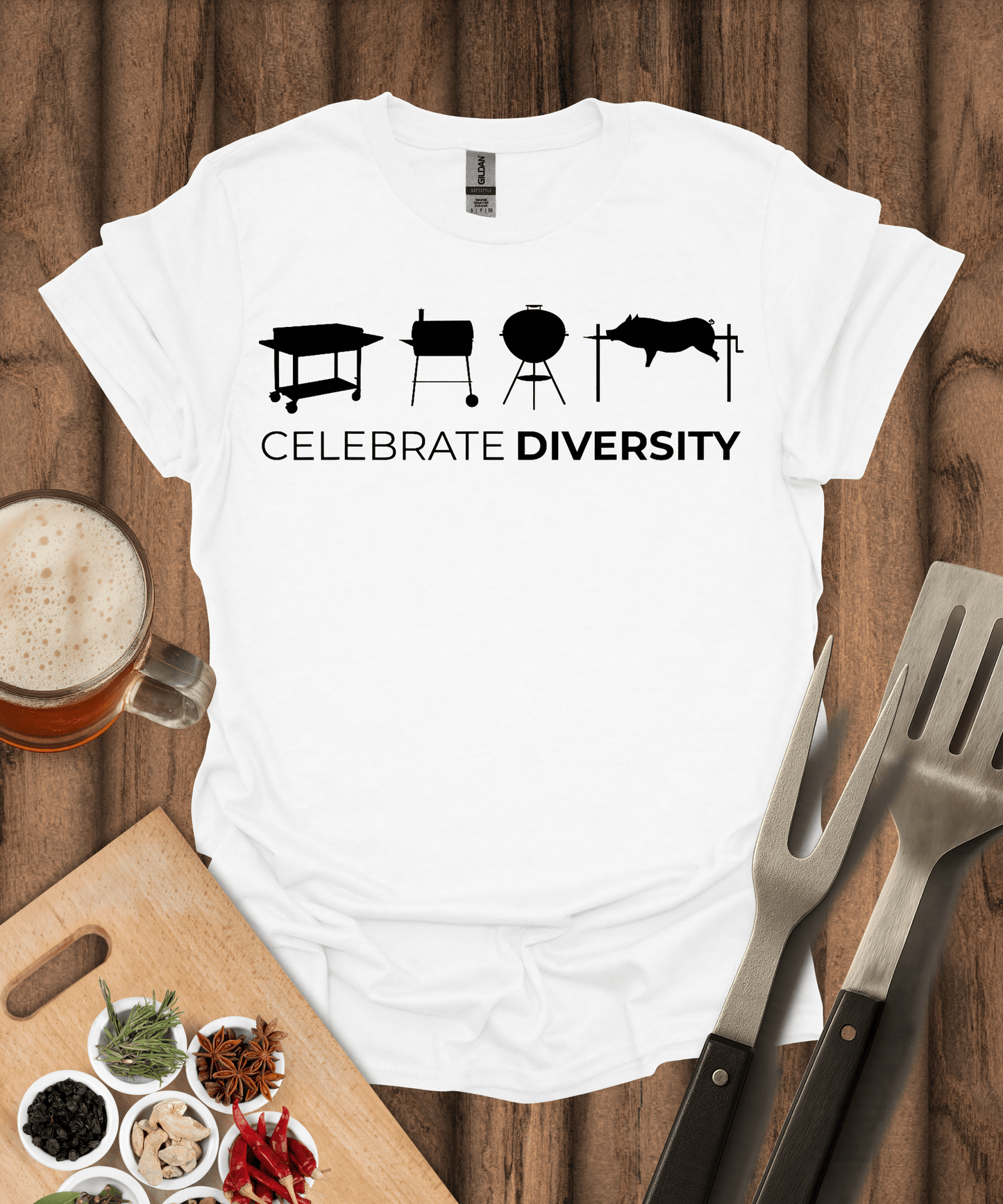 Printify T-Shirt White / S Celebrate Diversity T-Shirt
